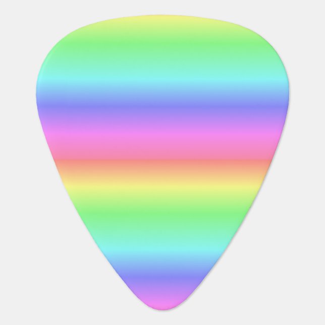Rainbow LGBT Guitar Pick (Front)