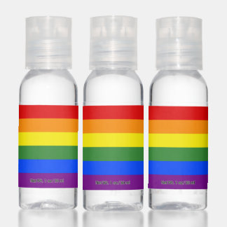 Rainbow LGBT Pride Flag Hand Sanitizer
