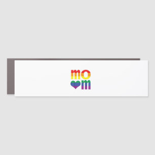 Rainbow LGBT Pride Month Mother's Day LGBT Car Magnet