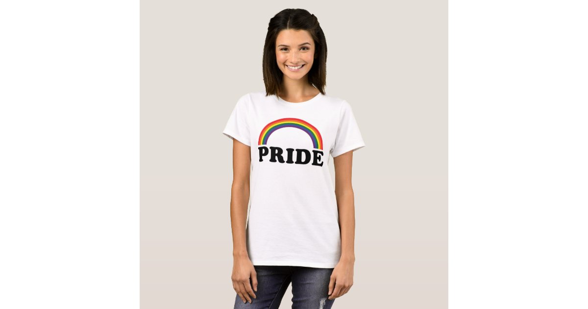 Rainbow LGBT Pride t-shirt | Zazzle.com