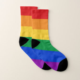 Rainbow LGBTQ Flag Colors Socks