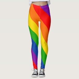 Rainbow LGBTQ+ Pride Flag, Gay Pride Colors Leggings