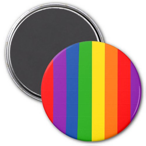 Rainbow LGBTQ Pride Flag Gay Pride Colors Magnet