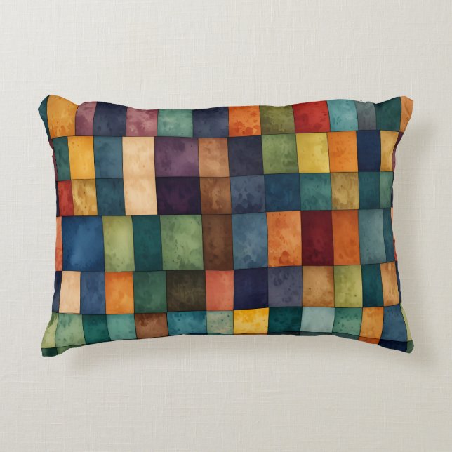 Rainbow LGBTQ style design Accent Pillow (Front)