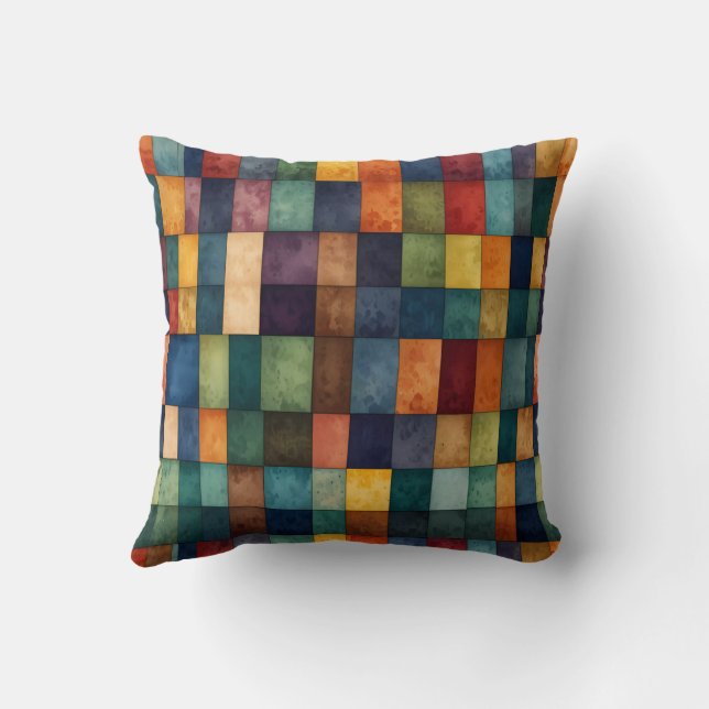 Rainbow LGBTQ style design Throw Pillow (Back)