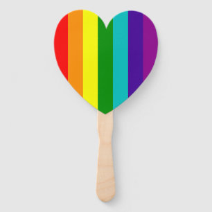 RAINBOW LGBTQIA+ HAND FAN