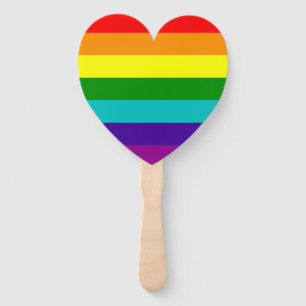 RAINBOW LGBTQIA+ HAND FAN