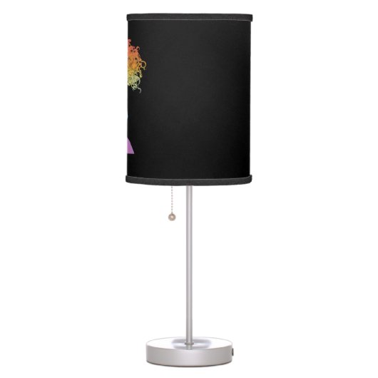 Rainbow Life, Woman, Freedom Table Lamp (Right)