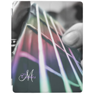 Rainbow Light Bass Guitar Personalized iPad Case