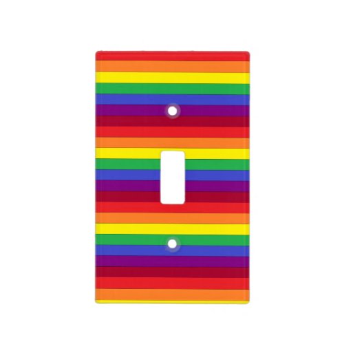 Rainbow Light Switch Plate Cover single toggle