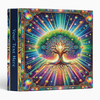Rainbow Light Tree of Light 3 Ring Binder