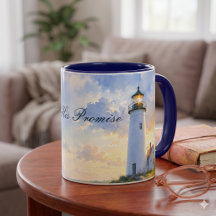 Rainbow Lighthouse Coastal Watercolor