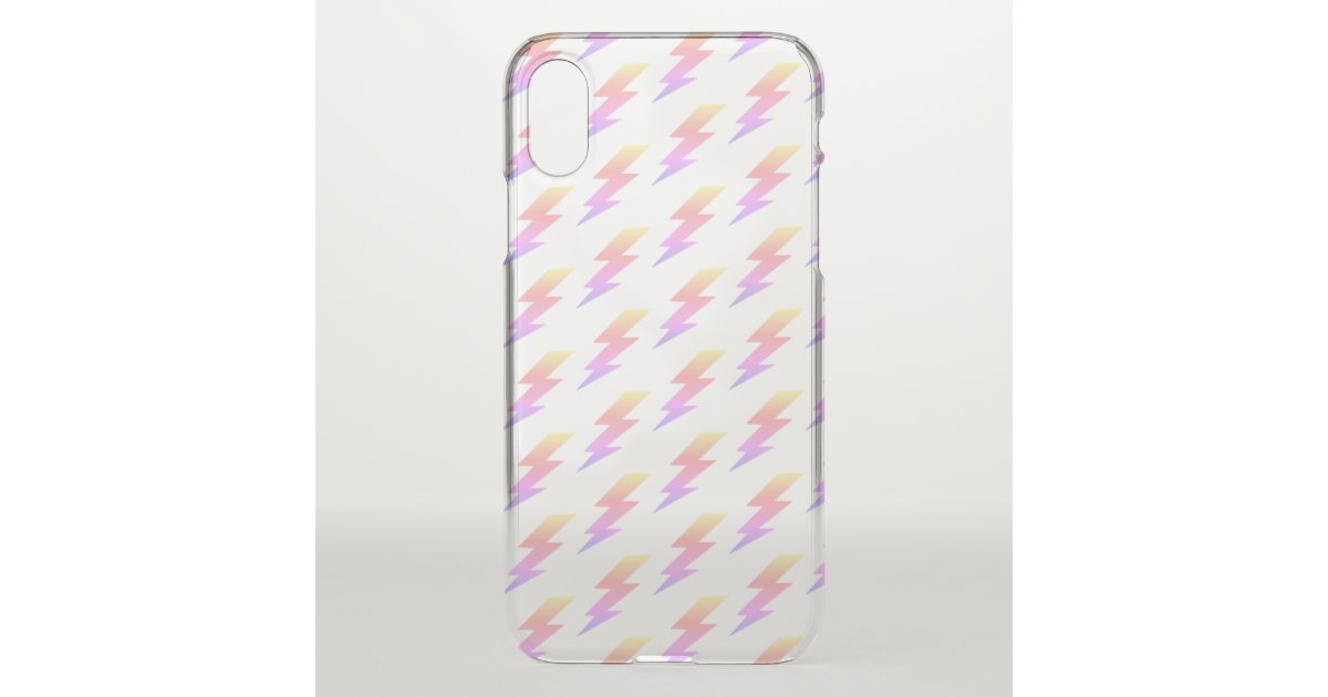 Rainbow Lightning Bolt Uncommon Iphone Case Zazzle Com