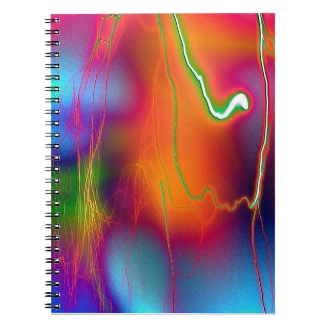 Rainbow lightning notebook (Front)
