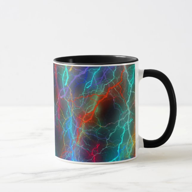 Rainbow Lightning Storm Mug (Right)