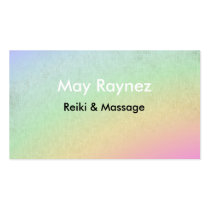 Rainbow LightWorker Reiki Spiritual Business Cards