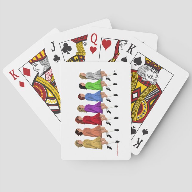 Rainbow Line Poker Cards (Back)