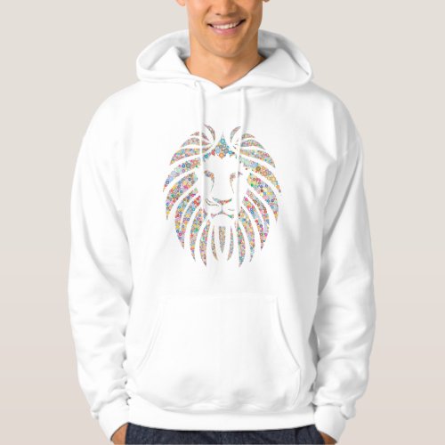 Rainbow lion hoodie
