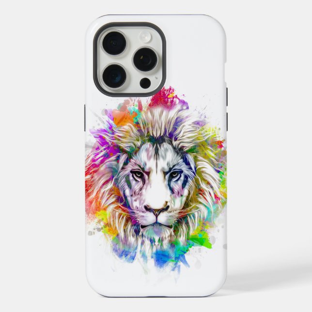Rainbow Lion Iphone Case (Back)