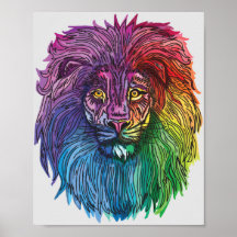 Rainbow Lion Pride