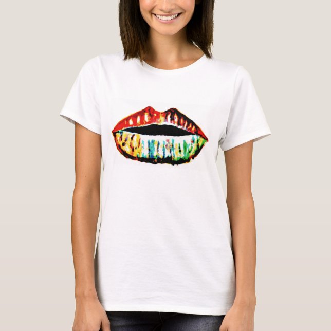 Rainbow Lips T-Shirt (Front)
