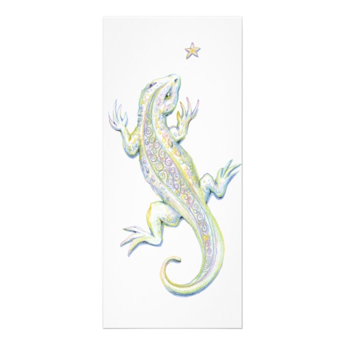 Rainbow Lizard Rack Cards