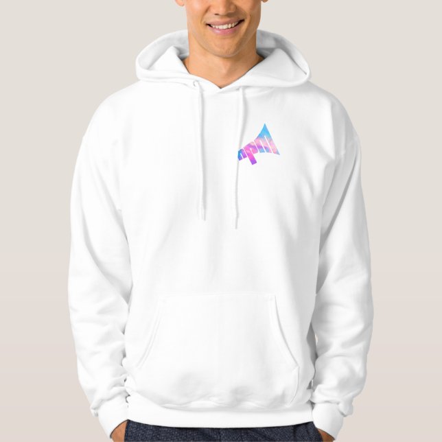 Rainbow Logo Pullover Hoodie (Front)