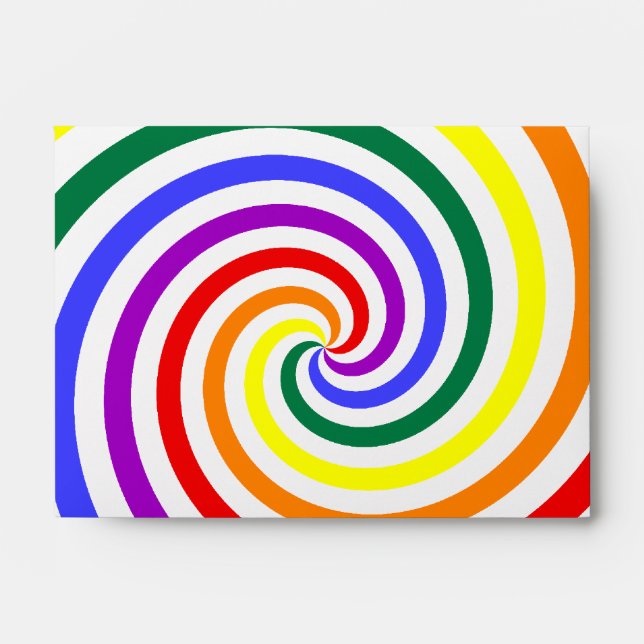 Rainbow Lollipop Envelope (Front)