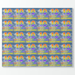 [ Thumbnail: Rainbow Look "10" & "Happy Birthday", Clouds, Sky Wrapping Paper ]