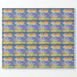 [ Thumbnail: Rainbow Look "13" & "Happy Birthday", Clouds, Sky Wrapping Paper ]