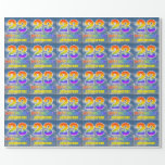[ Thumbnail: Rainbow Look "23" & "Happy Birthday", Clouds, Sky Wrapping Paper ]
