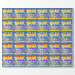[ Thumbnail: Rainbow Look "45" & "Happy Birthday", Clouds, Sky Wrapping Paper ]