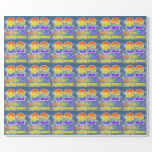 [ Thumbnail: Rainbow Look "82" & "Happy Birthday", Clouds, Sky Wrapping Paper ]