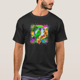 Rainbow Lorikeet Parrot Art T-Shirt