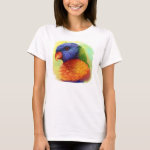Rainbow Lorikeet Realistic Painting T-Shirt