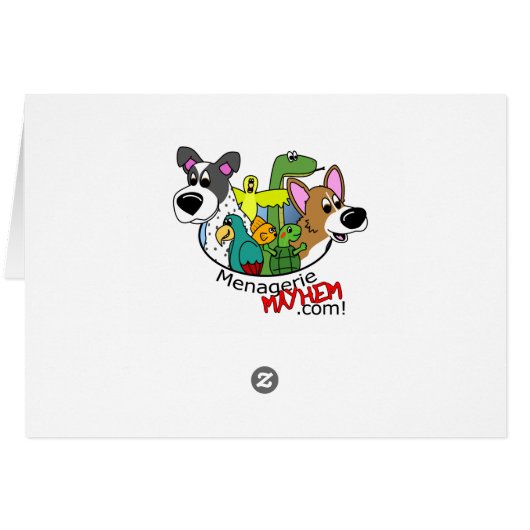 Rainbow Lorikeets Preening Card (Back Horizontal)