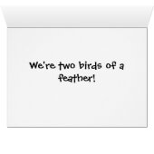 Rainbow Lorikeets Preening Card (Inside Horizontal (Bottom))