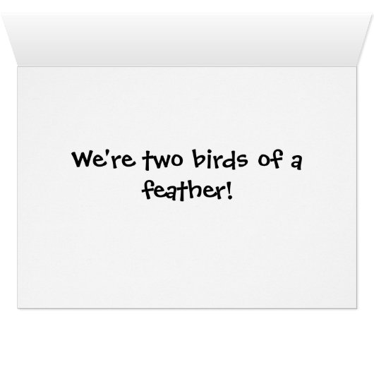 Rainbow Lorikeets Preening Card (Inside Horizontal (Bottom))