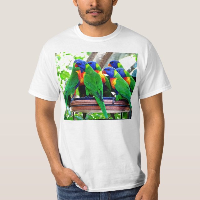 Rainbow Lorikeets T-Shirt (Front)