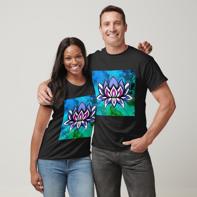 Rainbow Lotus Blues Tshirt (Unisex)