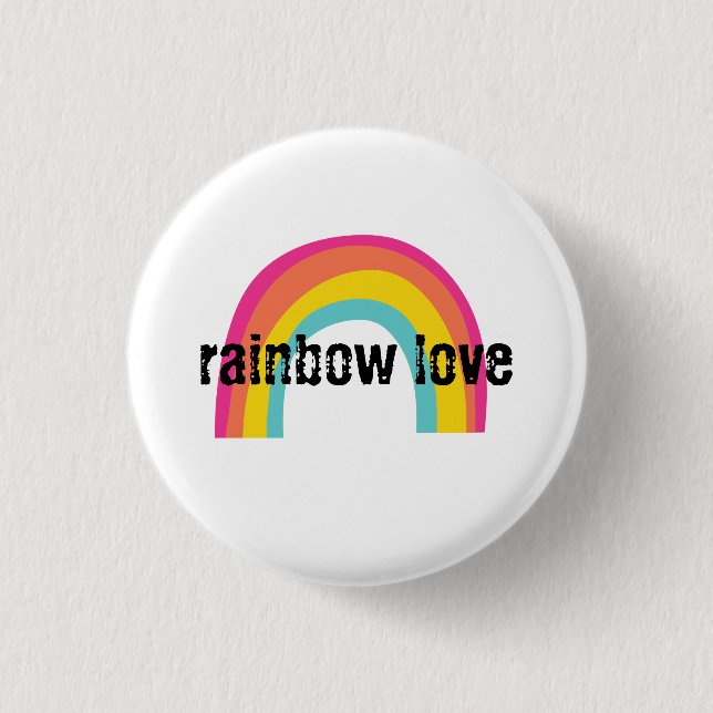 Rainbow Love | Badge Button (Front)