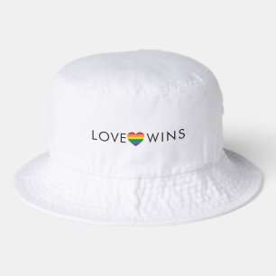 Rainbow LOVE Bucket Hat