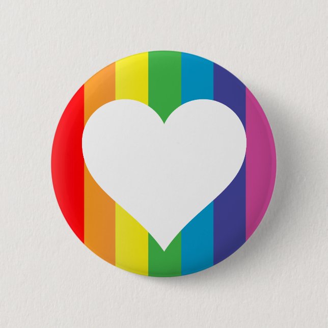 rainbow love. button (Front)