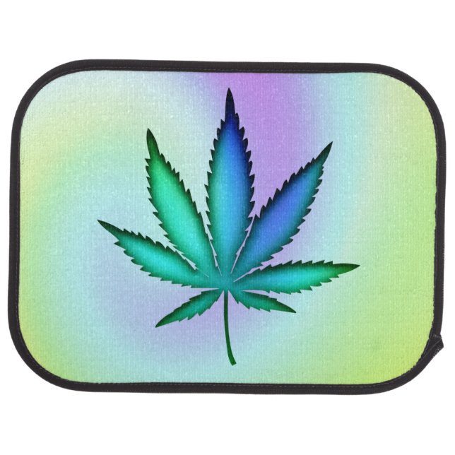 Rainbow Love  Car Floor Mat (Rear)
