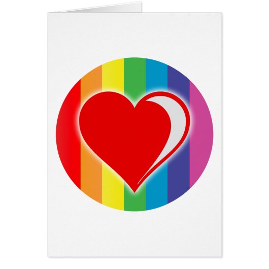 rainbow love cards (Front)