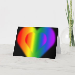 Rainbow Love Cards Personalized Gay Pride Cards