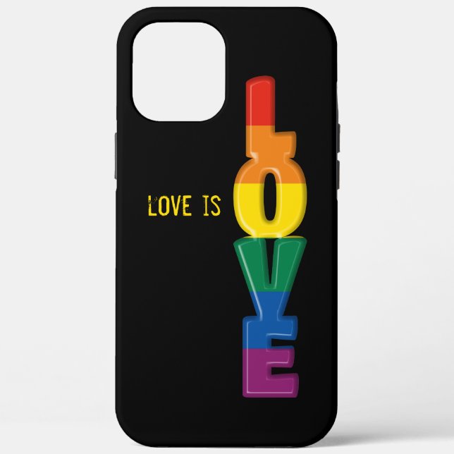 rainbow love Case-Mate iPhone case (Back)