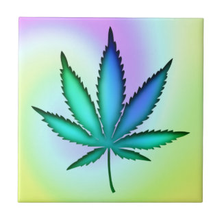 Rainbow Love Ceramic Tile