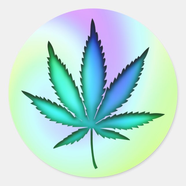 Rainbow Love  Classic Round Sticker (Front)