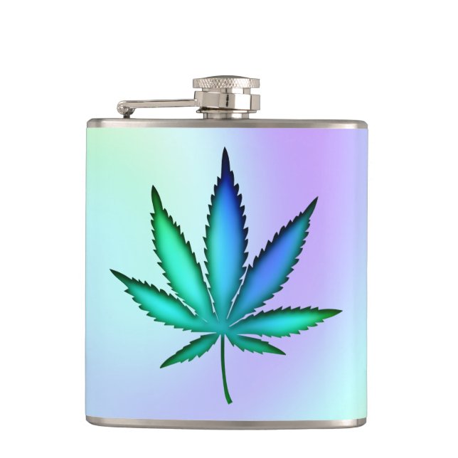 Rainbow Love Flask (Front)